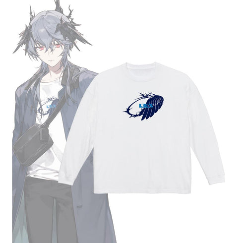 『アークナイツ』ロゴス ショッピングver. 着用BIGシルエットロングTシャツユニセックス